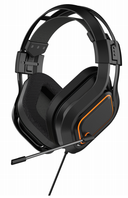 Gaming Headset for PC, PS4, PS5, Xbox Headset with 7.1 Surround Sound Gaming Headphones with Noise Canceling Mic, 40mm Drivers Over Ear Headphones for Nintendo, Xbox Series X/S, Laptop, Mobile Black