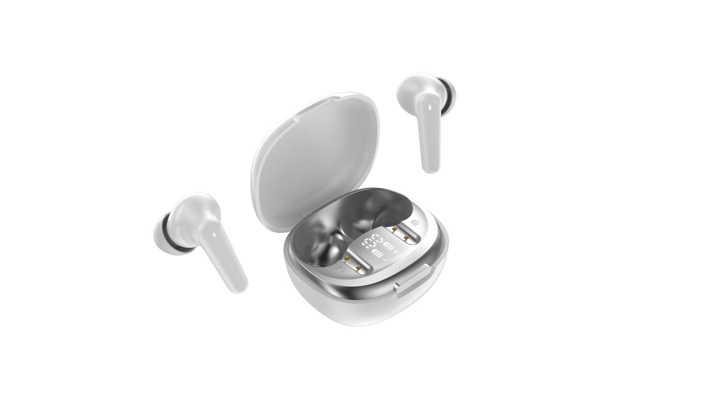 Wireless Earbuds, Bluetooth 5.4 Headphones 48 Hours Playtime, HiFi Stereo Deep Bass Earphones with USB-C Fast Charging