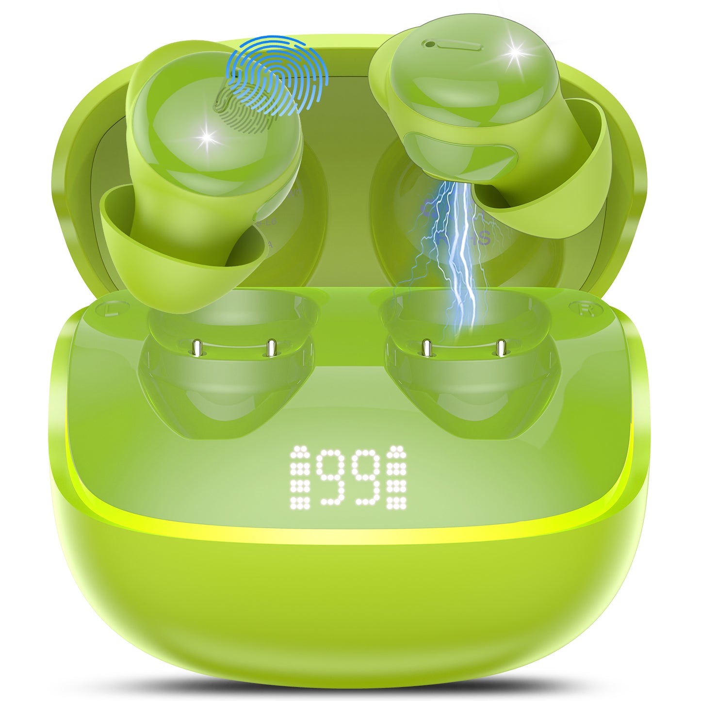 Sleep Earbuds Bluetooth 5.4 in Ear Light-Weight Headphones with Sleep Mode and White Noise, 48H Mini Sleep Ear Buds Small Design for Side Sleepers, Clear Calls, Sleep Earphones for Relaxing/Focus