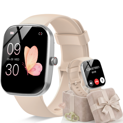 Smart Watch for Men Women, 1.91" HD Smartwatch Fits for Android and iPhone, Fitness Tracker with Bluetooth Answer/Make Calls/120+Sports Modes/IP68 Waterproof/Sleep/Pedometer, Perfect Gift