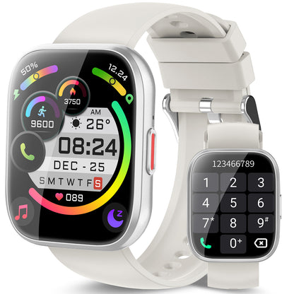 Smart Watch for Men Women Bluetooth Call, 1.85" HD Touch Screen Fitness Watch with Sleep Monitor, 112+ Sports Modes, IP68 Waterproof Activity Trackers for Android iOS