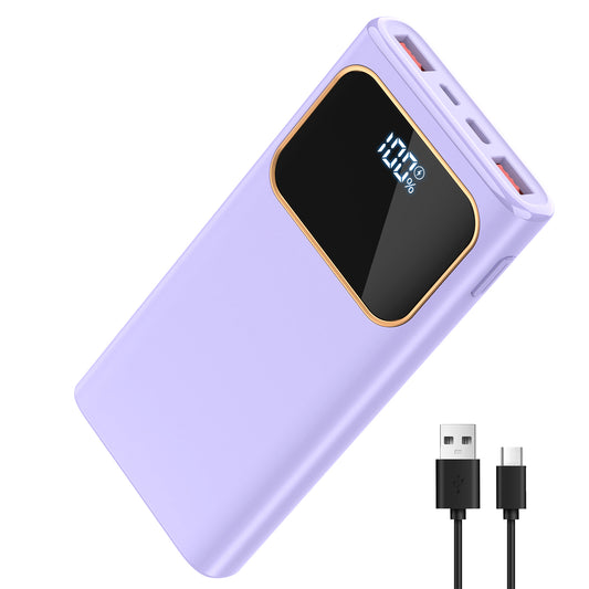 Btootos Portable Charger, 20000mah Power Bank, 22.5W Fast Charging Battery Pack with Usb-c/Usb-a Output, Digital Display Portable Phone Charger for iPhone 17/16/15/14/13 Pro Samsung Google LG iPad AirPods