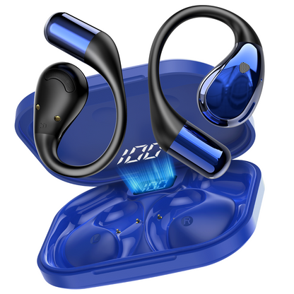 Btootos Open Ear Earbuds, Non-In-Ear Comfortable Earhook Wireless Earbuds with Bluetooth 6.0 and ENC Clear Calls, 48H Playtime, Bluetooth Headphones for Sport, Travel & Daily Wear, Waterproof Earphones