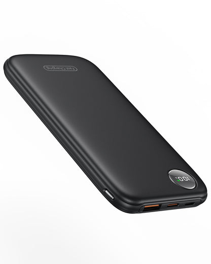 Btootos Fast Charging Power Bank, 10000mah Portable Charger for iPhone, 22.5W USB C in&Out Battery Pack Phone Charger Portable, Slim Powerbank for iPhone 17/16/15 Series, Samsung, Google,Android
