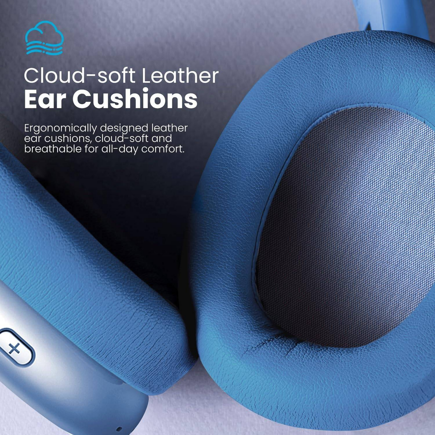 ZOVIMAX Wireless Noise Canceling Headphones Bluetooth 5.3 Over Ear Headphones with Microphone, Hi-Res Audio, 48H Playtime, Foldable Comfortable Earpads,Compatible with iOS,Android,PC