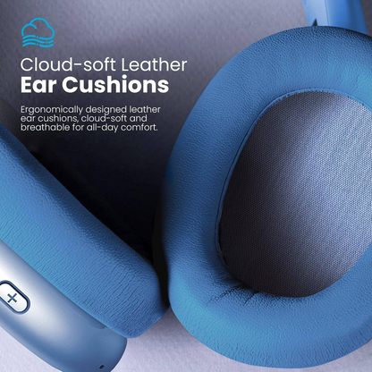 ZOVIMAX Wireless Noise Canceling Headphones Bluetooth 5.3 Over Ear Headphones with Microphone, Hi-Res Audio, 48H Playtime, Foldable Comfortable Earpads,Compatible with iOS,Android,PC