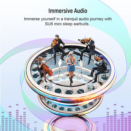 Btootos Sleep Earbuds, Noise Cancelling Wireless Ear buds for Side Sleepers, Bluetooth 5.4 in Ear Light-Weight Mini Headphones, 47H Playtime Clear Calls Earphones for Sleeping, Exercising, Working, Hiking