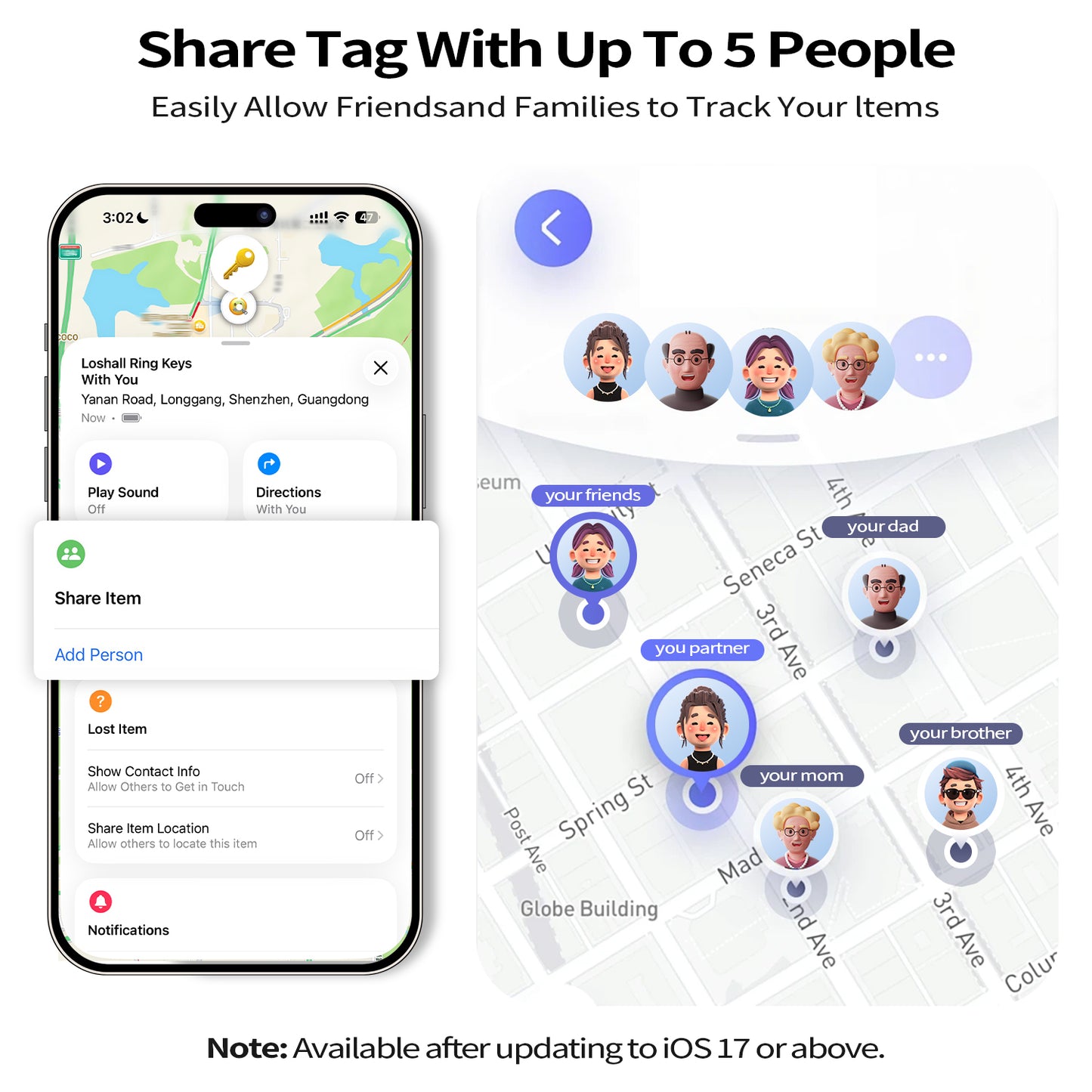 Aptkdoe Air Tracker tag (iOS Only)-1 Pcs, Smart Item Finder Work with Apple Find My for Luggage, Keys, Bags, Wallet, Bluetooth Tracker Tag/Key Finder and Item Locator Smart Tag Replaceable Battery