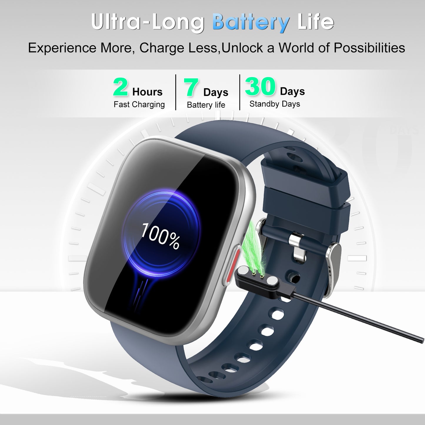 Smart Watch for Men Women Bluetooth Call, 1.85" HD Touch Screen Fitness Watch with Sleep Monitor, 112+ Sports Modes, IP68 Waterproof Activity Trackers for Android iOS
