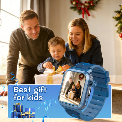 Coucur Kids Smart Watch with Classroom Mode, 1.83 HD Touch Screen Smartwatch for Kids, Learn Cards, Camera, Music Player, 14 Puzzle Games, 100 Sports Modes, IP68 Waterproof, Best Gift for Kids