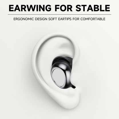 Btootos Sleep Ear Buds, Bluetooth 5.4 Ultra-Mini Sleep Earbuds for Side Sleepers, Hi-Fi Stereo 3D Bass Noise Cancelling Wireless headphones, 53H Playtime with IP7 Waterproof LED Earphones, USB C