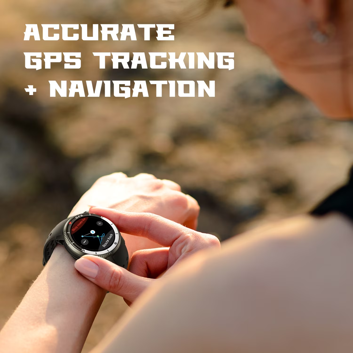 Btootos GPS Smart Watch(Answer/Make Call), Smartwatch for Men Women, 1.43"HD AMOLED Display, Fitness watch with 170+ Sport Modes, IP68 Waterproof/Pedometer, Activity Tracker for Android iOS