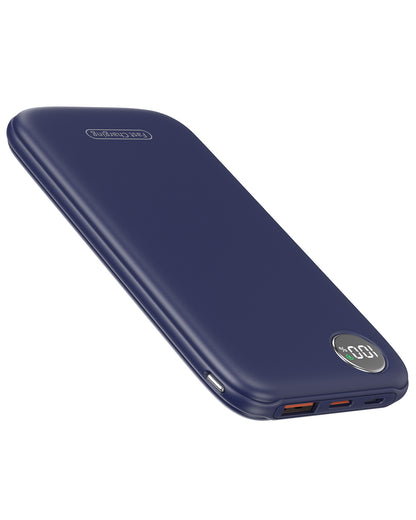 Btootos Fast Charging Power Bank, 10000mah Portable Charger for iPhone, 22.5W USB C in&Out Battery Pack Phone Charger Portable, Slim Powerbank for iPhone 17/16/15 Series, Samsung, Google,Android