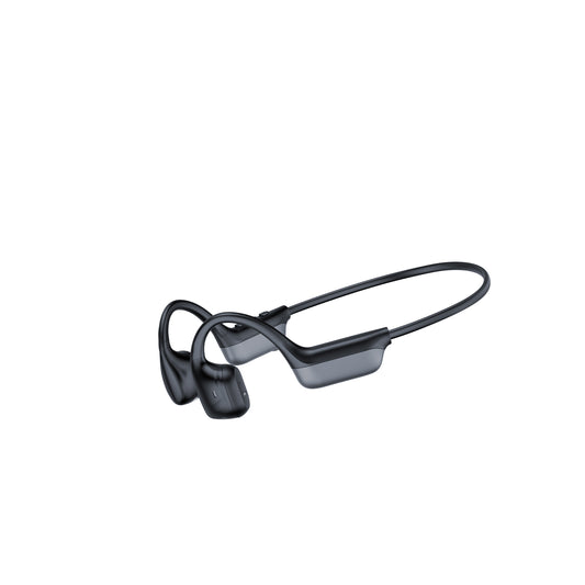 Open Ear Air Conduction Headphones, Wireless Bluetooth Earbuds 10H Playtime Sports Earphones with Mic, IPX4 Sweatproof for Hiking, Cycling, Running, Black