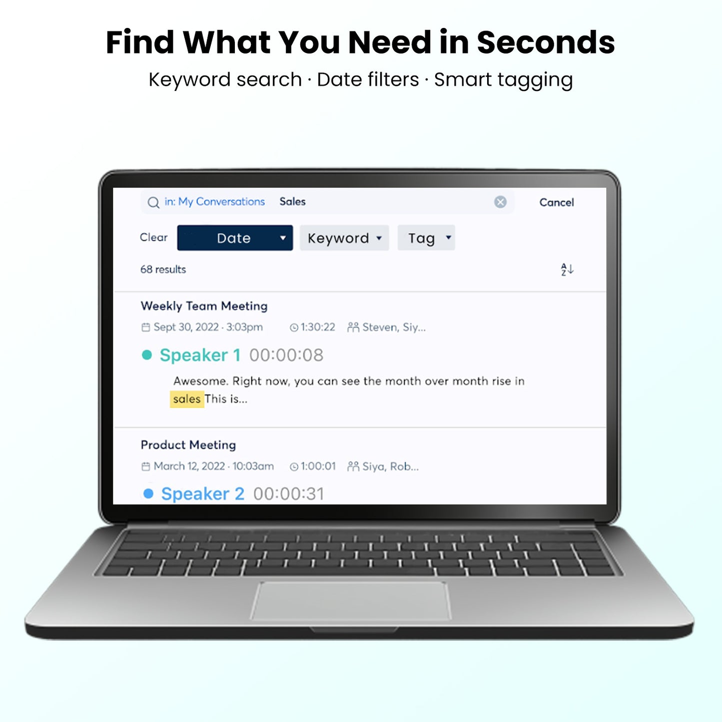 Btootos AI Voice Recorder, Real-Time Transcribe & Summarize, Real time translation of audio and video, Noise Cancellation Technology, 132 Languages, 100H Continious Record, for Meetings, Lectures, Calls 64GB