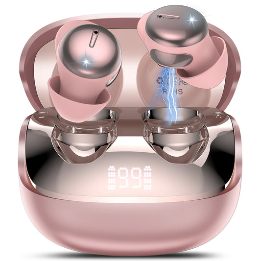 Sleep Earbuds Bluetooth 5.4 in Ear Light-Weight Headphones with Sleep Mode and White Noise, 48H Mini Sleep Ear Buds Small Design for Side Sleepers, Clear Calls, Sleep Earphones for Relaxing/Focus