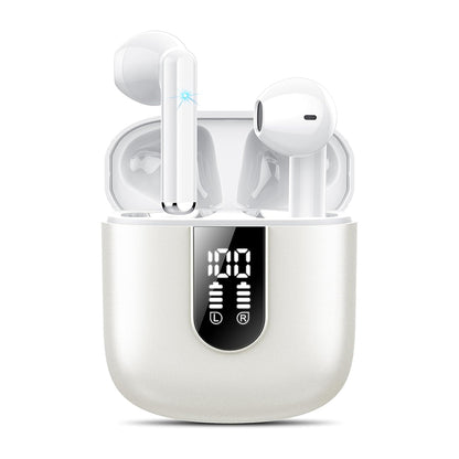 Wireless Headphones, Bluetooth 5.3 Wireless Earbuds with Dual LED Display Touch Control, HD Mic HiFi Stereo Sound Mini Ear Buds  with 30H Playtime, IPX7 Waterproof Bluetooth Earphones for IOS/Android