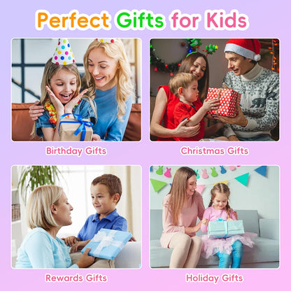 Kids Smart Phone Toy for Boys Girls, 2.8" Touchscreen Toddler Learning Cell Phone Toy with Dual Camera, Games, Music Player, 8GB TF Card, Type-C Rechargeable